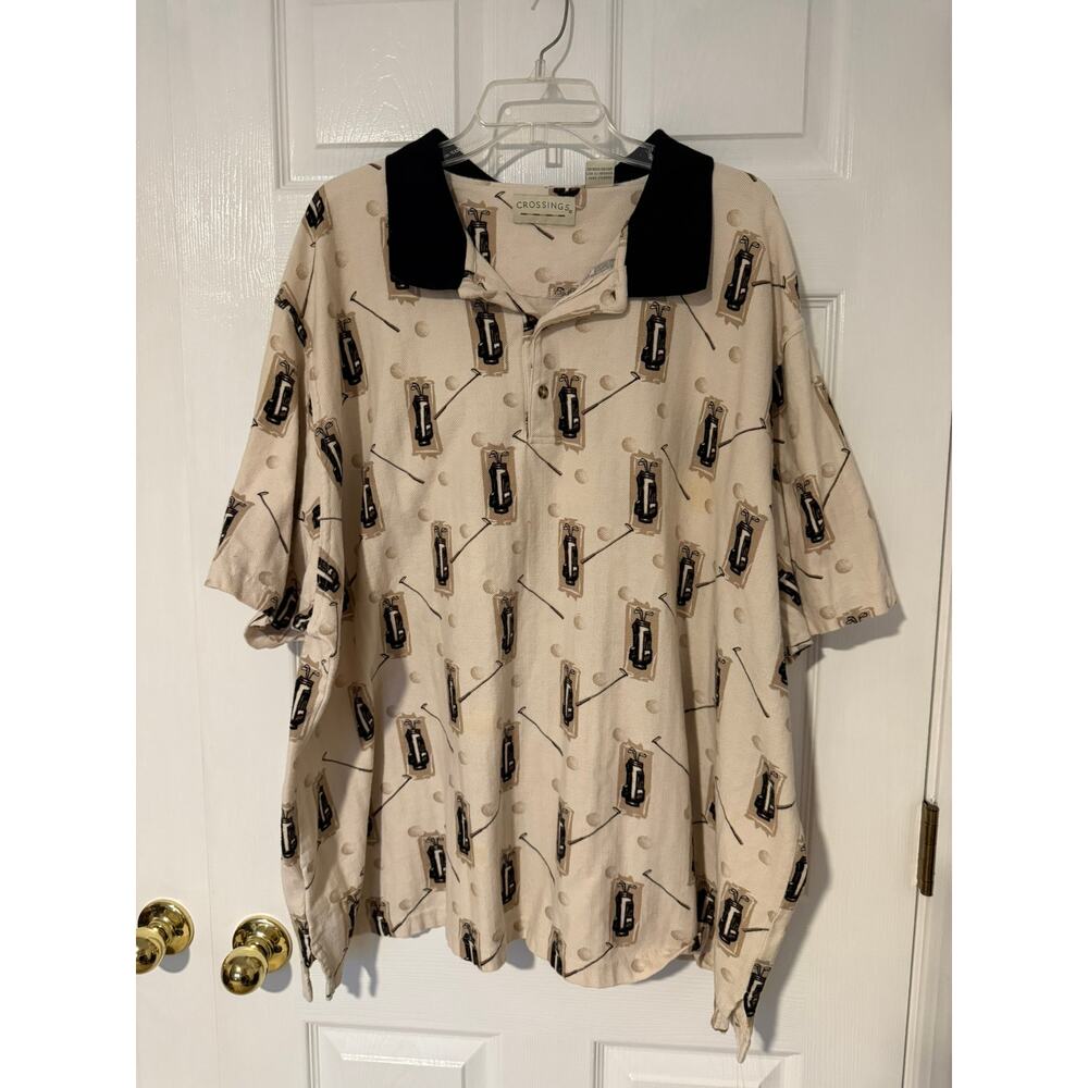 Mens Vintage Golf Polo 4X